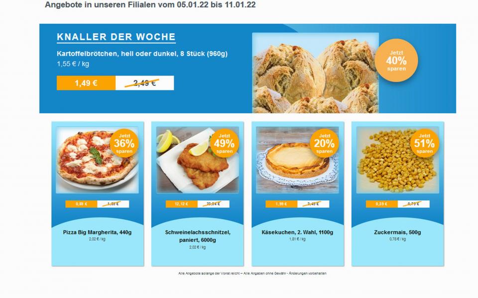 Angebote Werbung 05. Januar 2022 Frostkauf – Ihr Tiefkühl-Discount, Berliner Allee aus Hohenwarsleben
