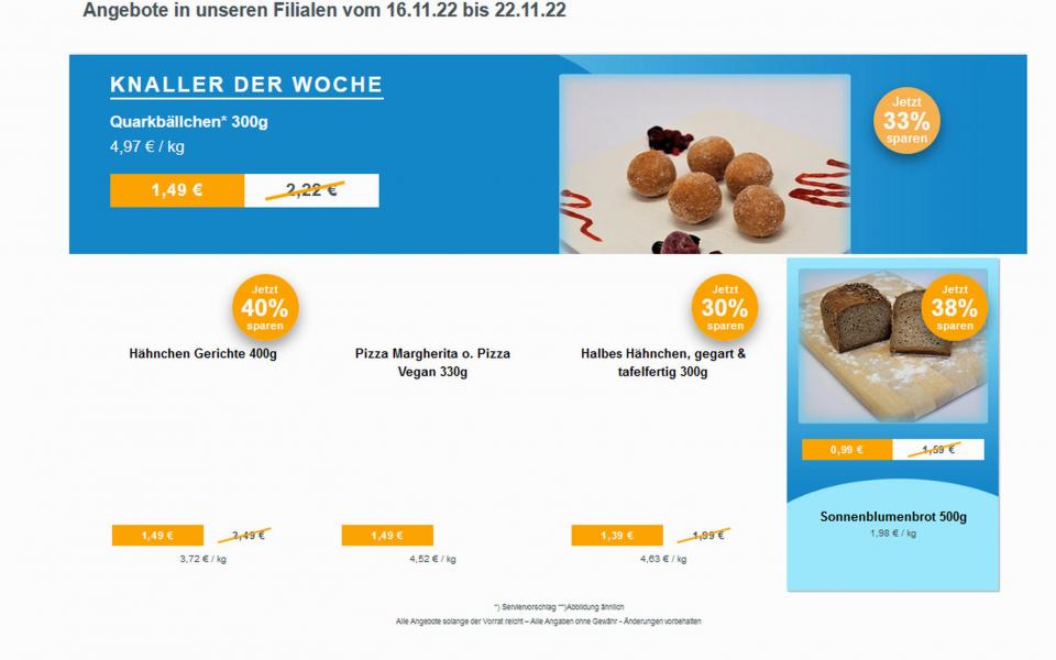 Angebote Werbung ab 16. November 2022 bei frostKauf - Ihr Tiefkühl-Discount – Bruckdorf, Deutsche Grube, Kanena-Bruckdorf aus Halle (Saale)