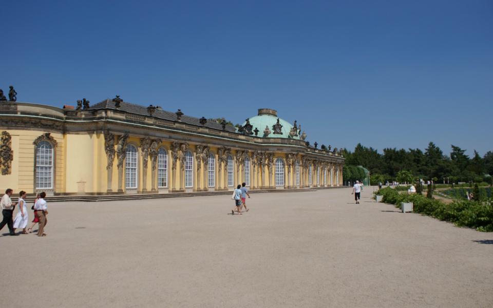 Schloss Sanssouci mit Park Anlage aus Potsdam