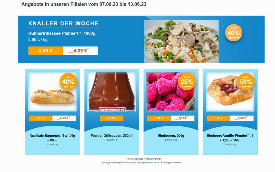 Angebote Werbung ab 07 Juni 2023 bei frostKauf - Ihr Tiefkühl-Discount, Großer Marktweg, Rückmarsdorf aus Leipzig