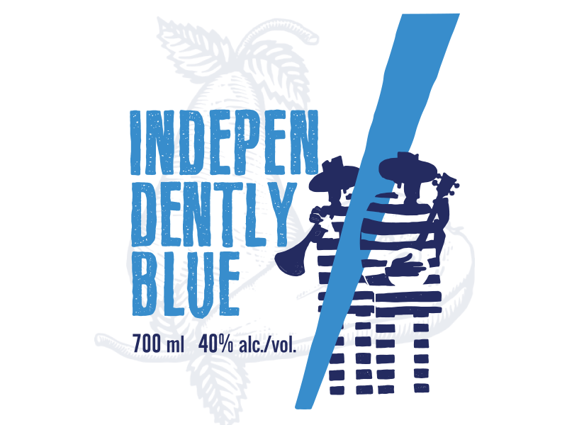 independently_blue_logo_and_label_design
