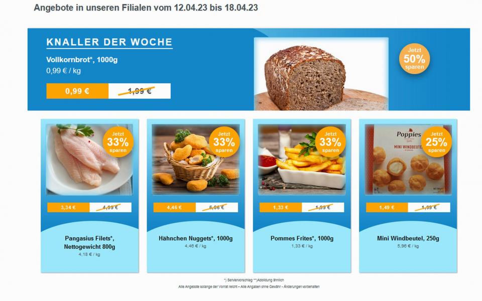 Angebote Werbung ab 12. April 2023 bei Frostkauf – Ihr Tiefkühl-Discount, Berliner Allee aus Hohenwarsleben