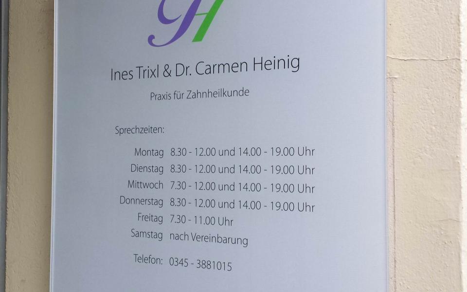 Ines Trixl & Dr. Carmen Heinig - Zahnärztin aus Halle (Saale)