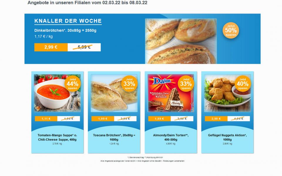 Angebote Werbung ab 02. März 2022 bei Frostkauf – Ihr Tiefkühl-Discount, Berliner Allee aus Hohenwarsleben
