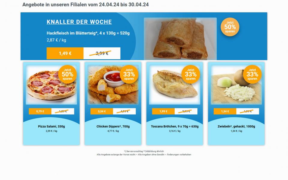 Angebote Werbung ab 24. April 2024 bei Frostkauf – Ihr Tiefkühl-Discount, Berliner Allee aus Hohenwarsleben