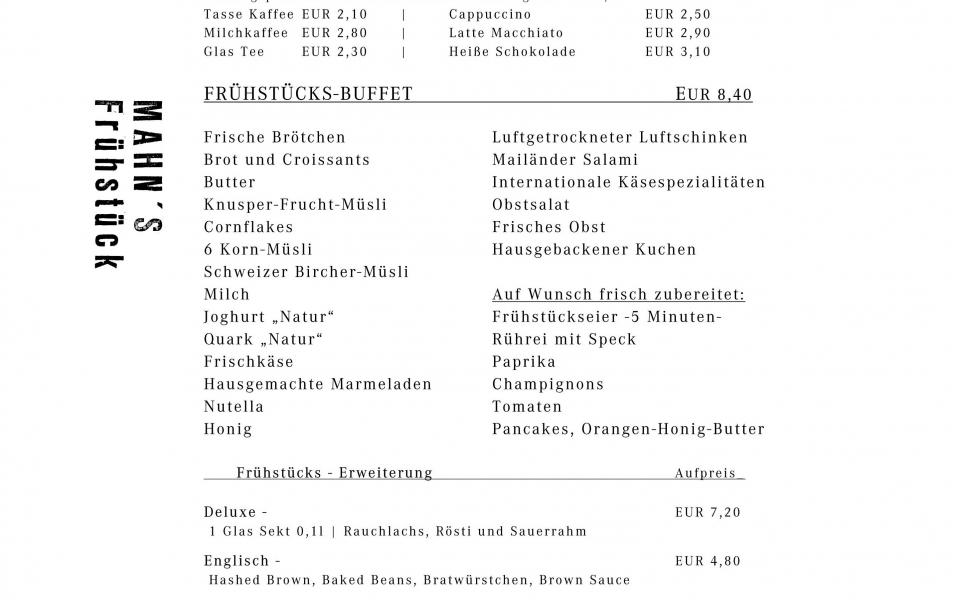 Brunch - Restaurant Mahns Chateau, Oleariusstraße, Altstadt aus Halle (Saale)