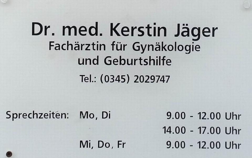 Dr. med. Kerstin Jäger - Frauenärztin aus Halle (Saale)