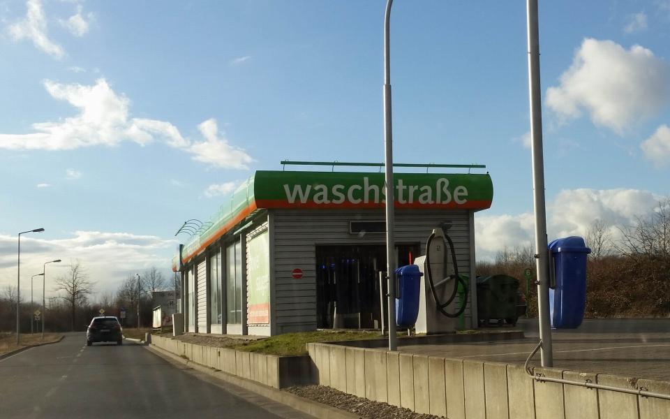 IMO Waschstraße - Globus Sachsenpark Seehausen  Abfahrt A14 B2, An der Autobahn, Seehausen aus Leipzig 4