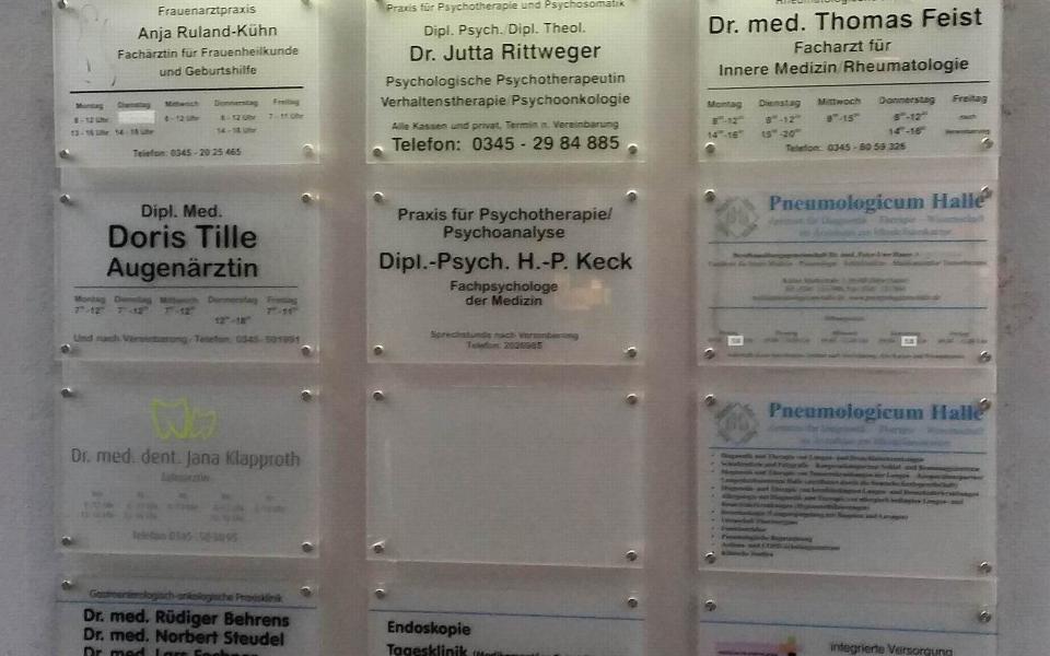 Dipl.-Psychologe Hans-Peter Keck Kleine Marktstraße 3 aus Halle (Saale) 1