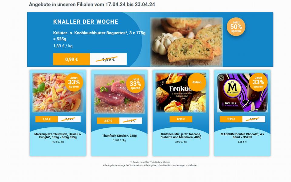 Angebote Werbung ab 17. April 2024 bei Frostkauf – Ihr Tiefkühl-Discount, Berliner Allee aus Hohenwarsleben