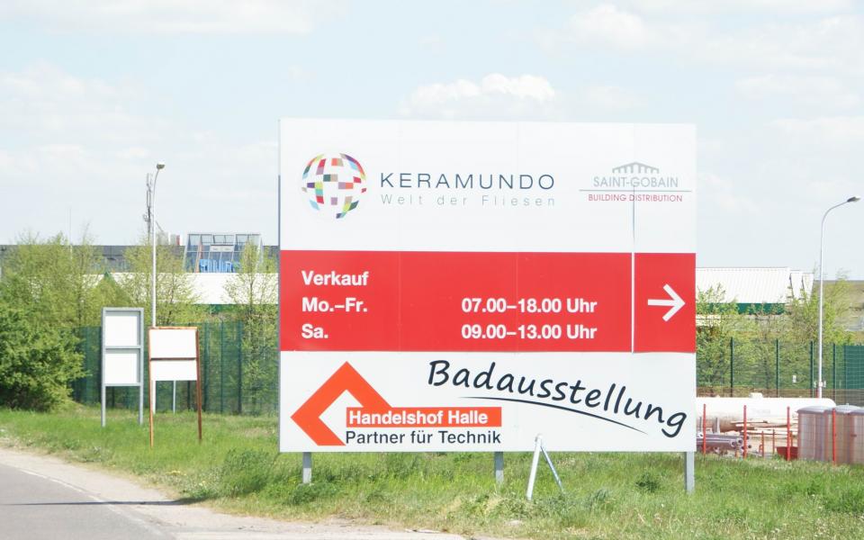 KERAMUNDO - Welt der Fliesen, Zscherbener Landstraße, Versorgungsgebiet aus Halle (Saale) 2