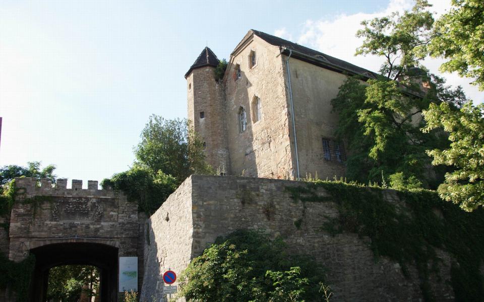 Schloss Seeburg aus Seegebiet Mansfelder Land 7