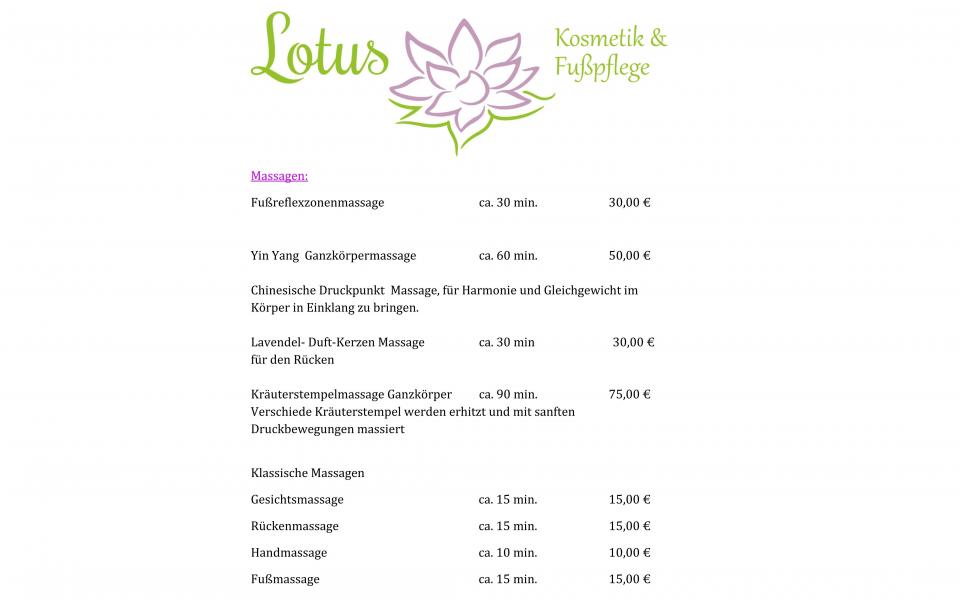 Lotus Kosmetik & Fußpflege, Georg-Schumann-Straße, Zentrum-Nord aus Leipzig 8