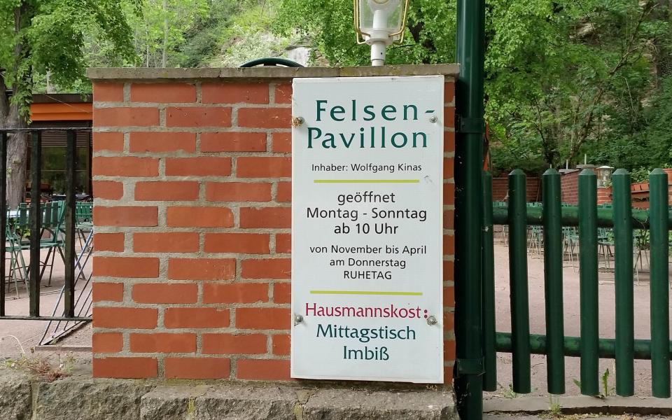 Felsenpavillon & Biergarten Riveufer aus Halle (Saale) 5