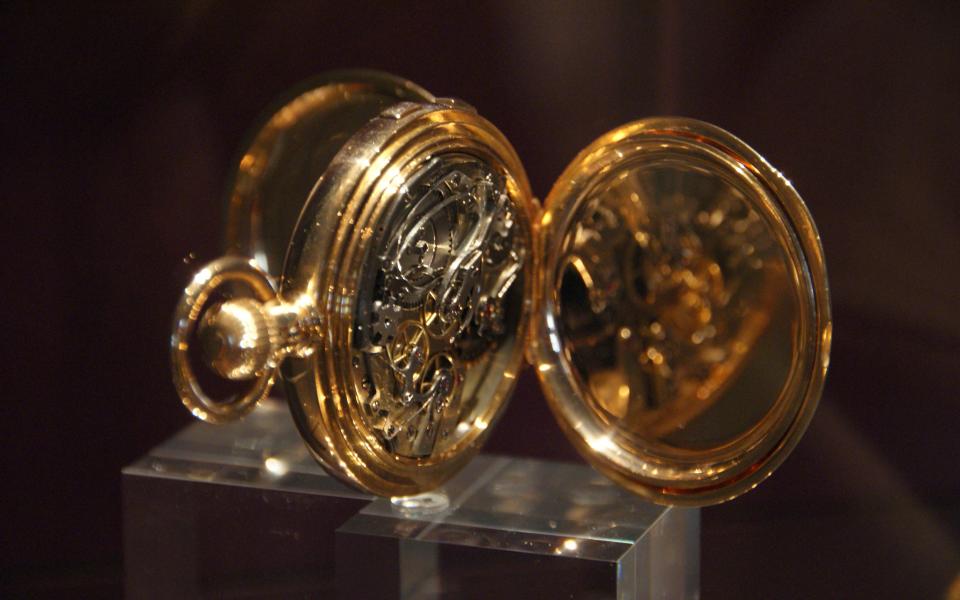 Taschenuhr in der Ausstellung "Wunder-Werk Taschen-Uhr" Neuenburg Bild 1