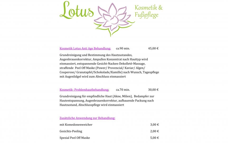 Lotus Kosmetik & Fußpflege, Georg-Schumann-Straße, Zentrum-Nord aus Leipzig 5