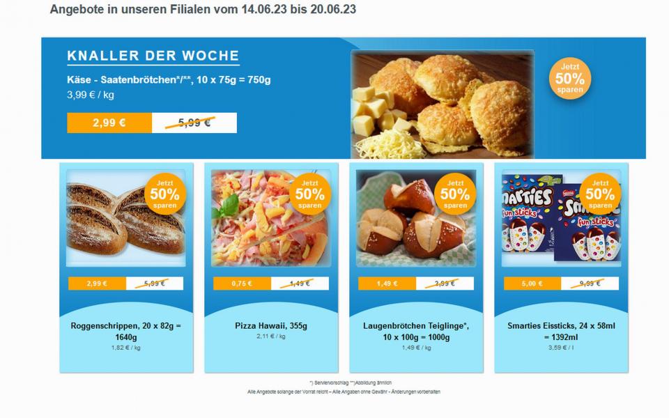 Angebote Werbung ab 14 Juni 2023 bei Frostkauf – Ihr Tiefkühl-Discount, Berliner Allee aus Hohenwarsleben