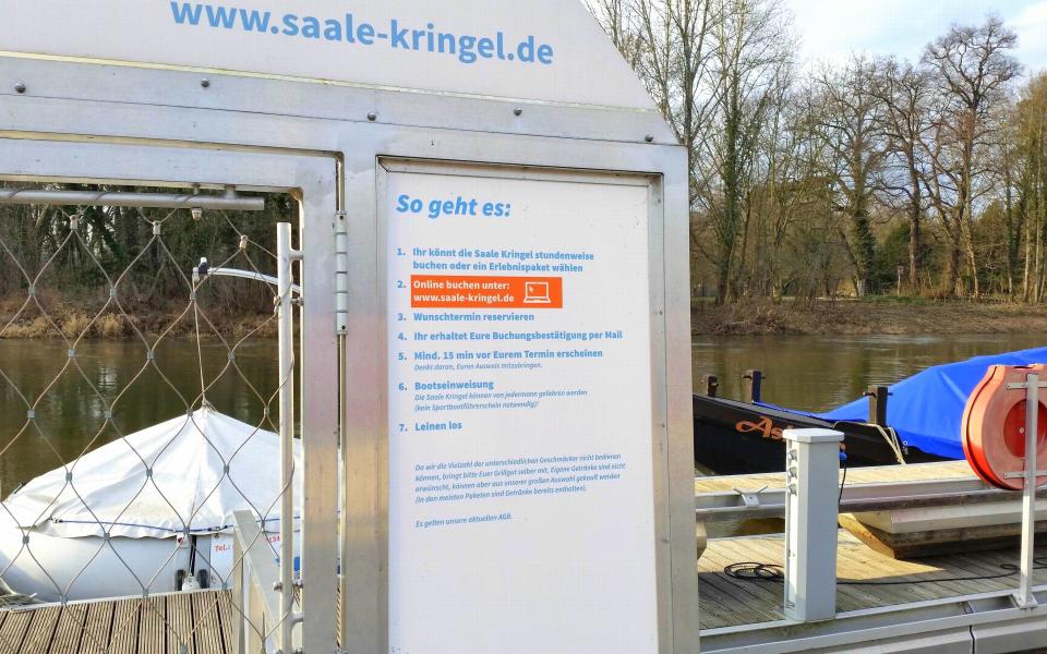 Grill- und Partyboot - Saale-Kringel aus Halle (Saale) 4