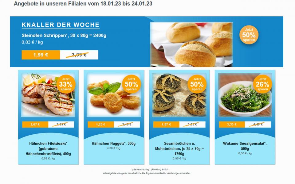 Angebote Werbung ab 18. Januar 2023 frostKauf - Ihr Tiefkühl-Discount – Bruckdorf, Deutsche Grube, Kanena-Bruckdorf aus Halle (Saale)