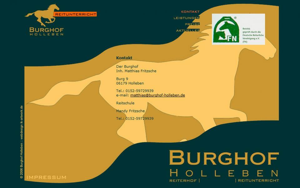 Der Burghof - Reiterhof, Burg, Holleben aus Teutschenthal 6