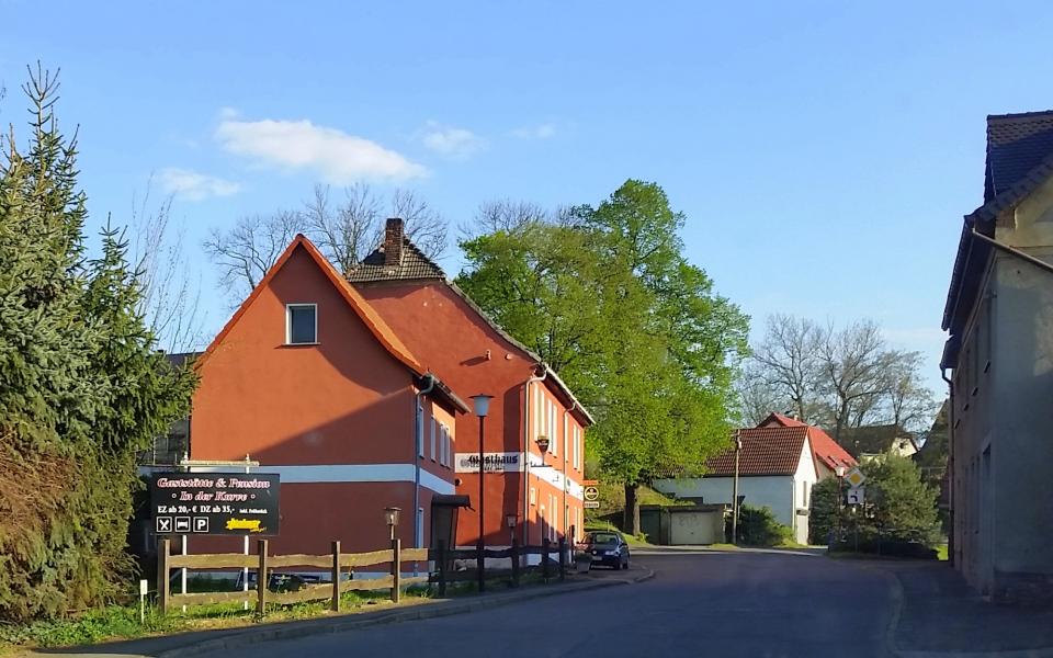 Gasthaus In der Kurve & Pension, Starsiedler Straße aus Muschwitz