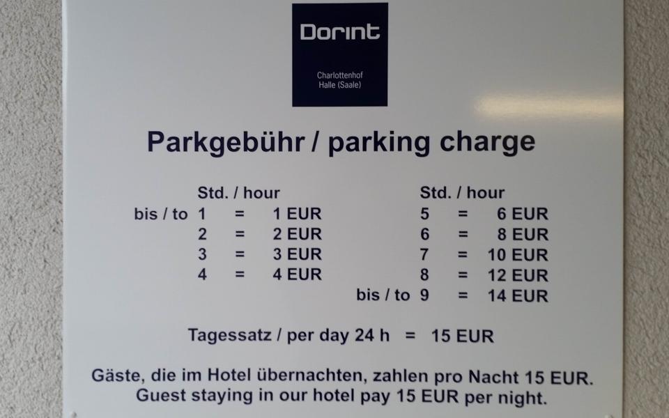 Tiefgarage Dorint Hotel - Charlottencenter aus Halle (Saale) 3