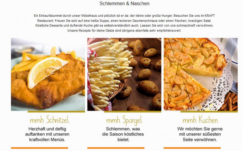 Speisen im Restaurant Möbel Kraft - Peißen, Rudolf-Walther-Straße, Peißen aus Landsberg 2