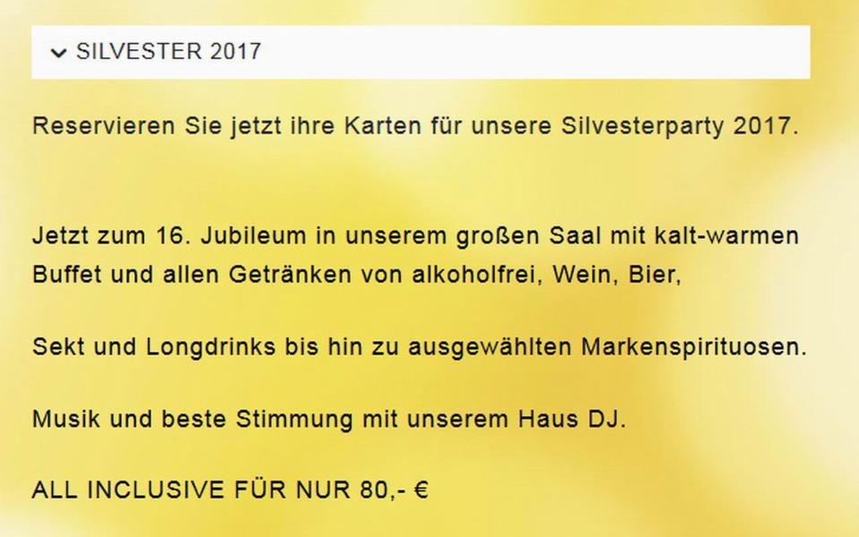 2017-12-31 2 AURUM Club & Lounge - Waldkater, Waldkater aus Halle (Saale)