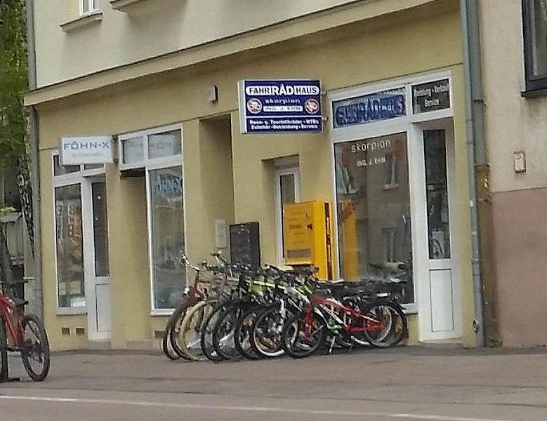 Fahrradhaus Skorpion GmbH, Paul-Suhr-Straße, Südstadt aus Halle (Saale)