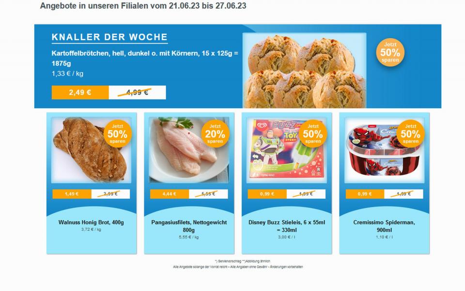 Angebote Werbung ab 21 Juni 2023 bei frostKauf - Ihr Tiefkühl-Discount - Biesdorf, Weißenhöher Straße, Biesdorf aus Berlin