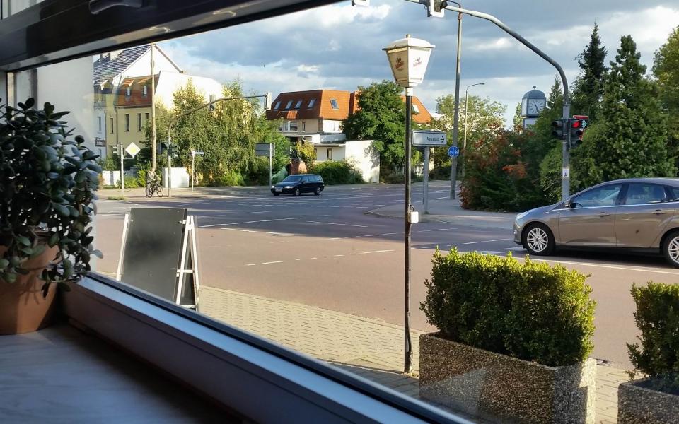 Blick aus dem Fenster im Restaurant Bergschänke Nietleben