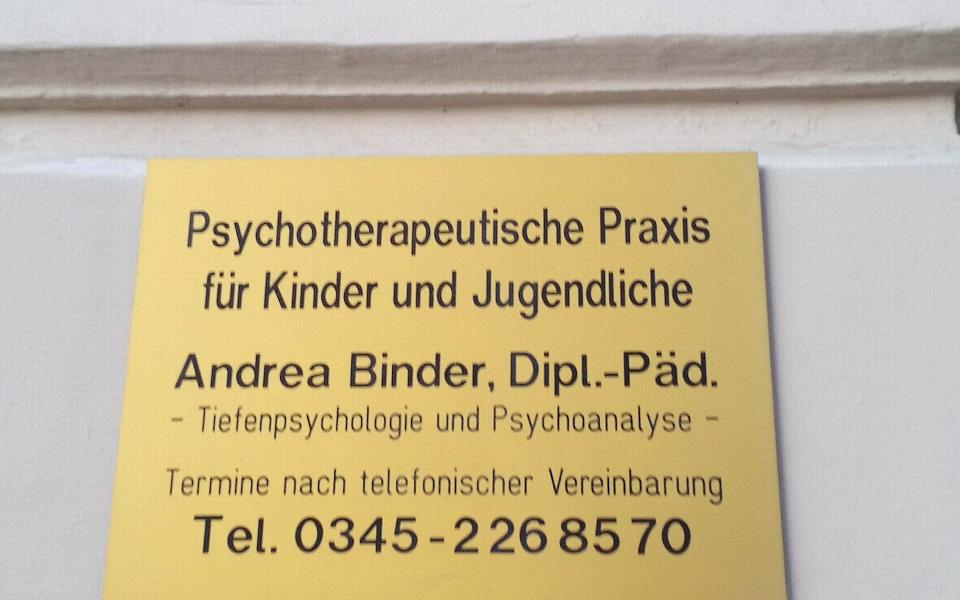 Dipl.-Päd. Andrea Binder - Psychotherapeutin aus Halle (Saale)