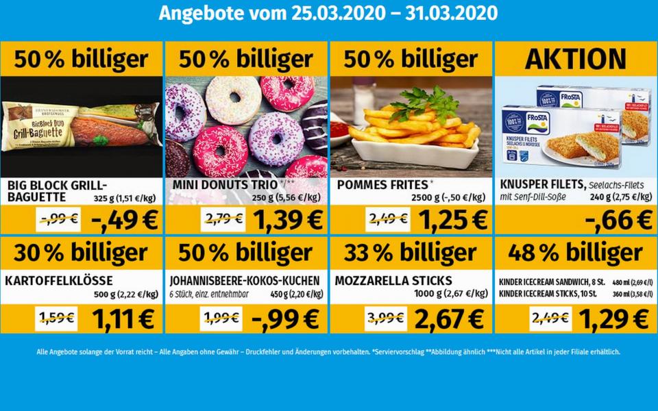 Angebote ab 25. März 2020 bei Frostkauf – Ihr Tiefkühl-Discount, Berliner Allee aus Hohenwarsleben