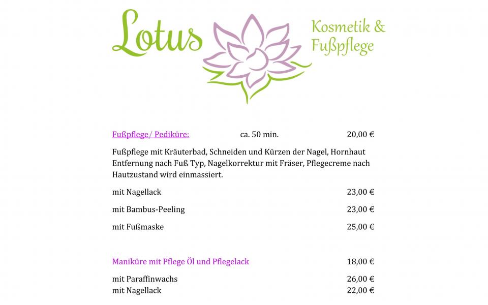 Lotus Kosmetik & Fußpflege, Georg-Schumann-Straße, Zentrum-Nord aus Leipzig 7