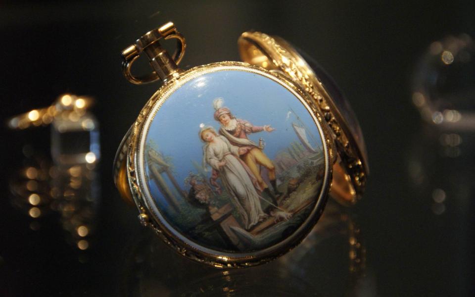Taschen-Uhr in der Uhrenausstellung Wunder-Werk Taschen-Uhr - Schloss Neuenburg Bild 3