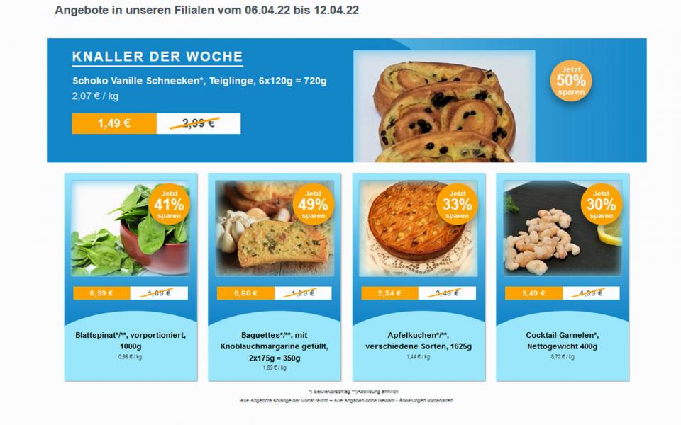 Angebote Werbung ab 06. April 2022 bei Frostkauf – Ihr Tiefkühl-Discount, Berliner Allee aus Hohenwarsleben
