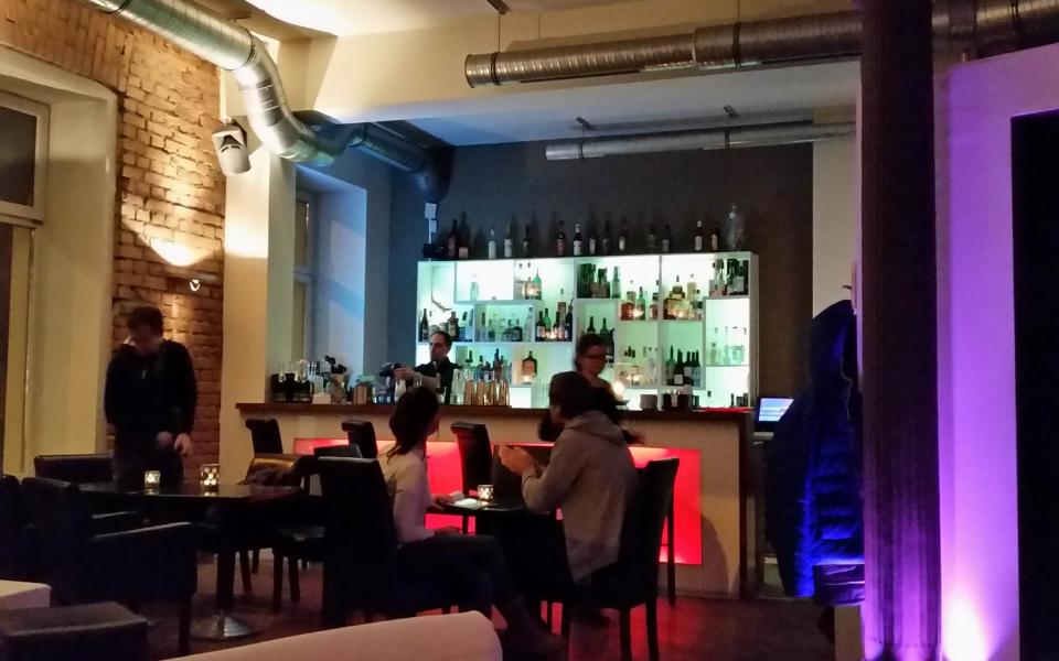 Innenansicht vom Mondschein - Dunkelrestaurant & Lounge in Leipzig