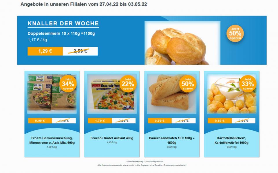 Angebote Werbung ab 27. April 2022 bei Frostkauf – Ihr Tiefkühl-Discount, Berliner Allee aus Hohenwarsleben
