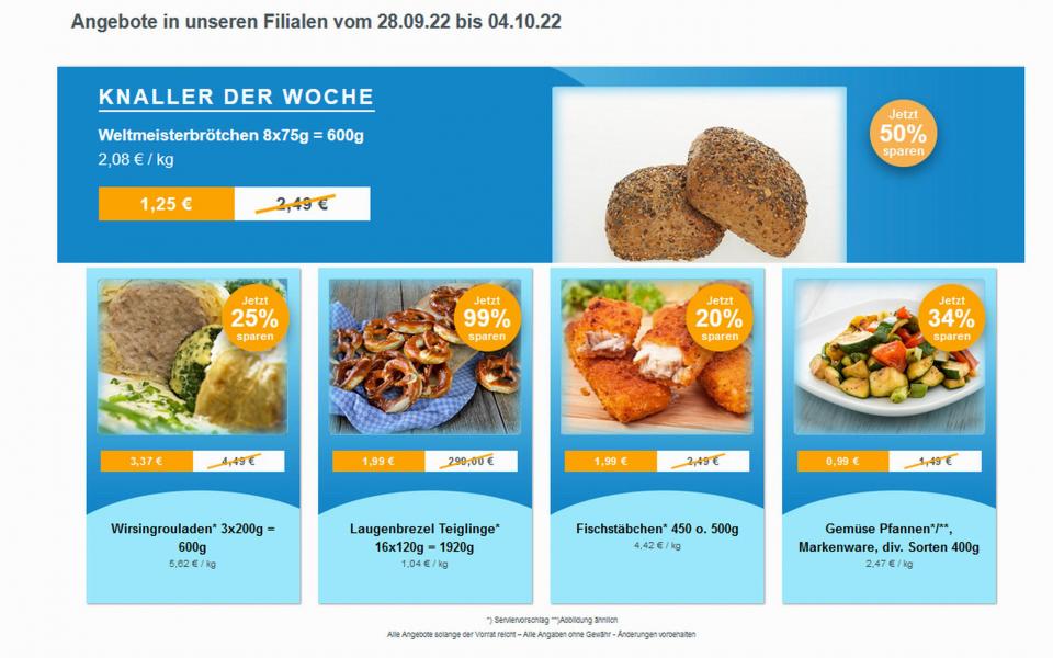 Angebote Werbung ab 28. September 2022 bei frostKauf - Ihr Tiefkühl-Discount - Biesdorf, Weißenhöher Straße, Biesdorf aus Berlin