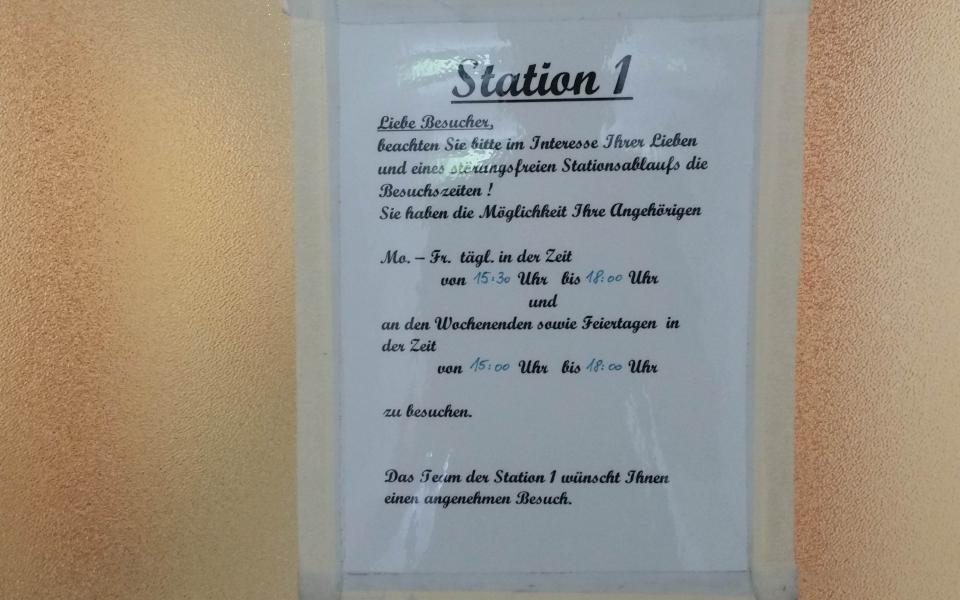 Geschlossen Station 1 der AWO Psychiatriezentrum aus Halle Neustadt Bild 1