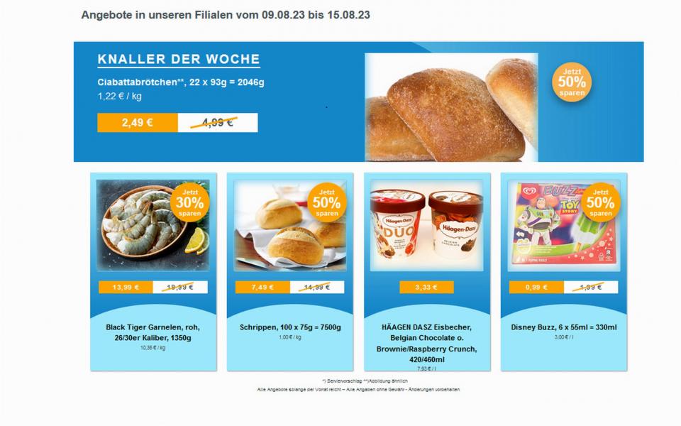 Angebote Werbung ab 09 August 2023 bei Frostkauf – Ihr Tiefkühl-Discount, Berliner Allee aus Hohenwarsleben