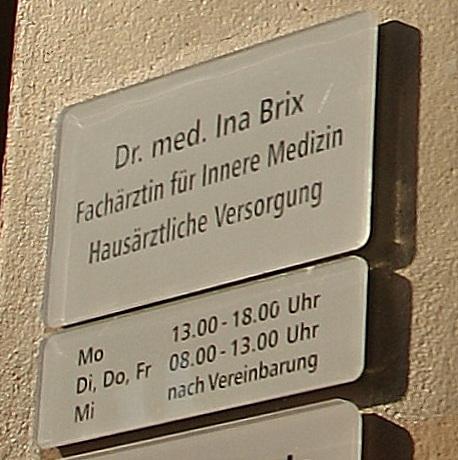 Dr. med. Ina Brix - Internistin aus Halle (Saale)