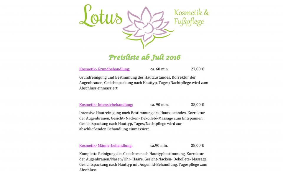Lotus Kosmetik & Fußpflege, Georg-Schumann-Straße, Zentrum-Nord aus Leipzig 4