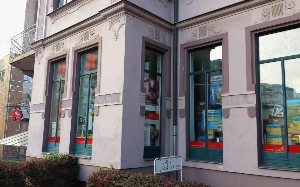 Riebeck-Apotheke in der Willy-Brandt-Straße 58 von Halle (Saale) 2