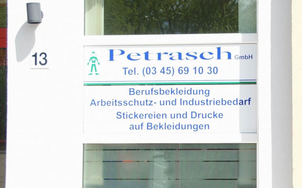 Petrasch GmbH, Zscherbener Landstraße, Versorgungsgebiet aus Halle (Saale)