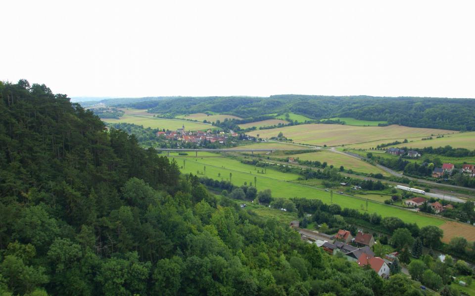 Ausblick vom Schloss Neuenburg - Freyburg (Unstrut) aus Freyburg (Unstrut)