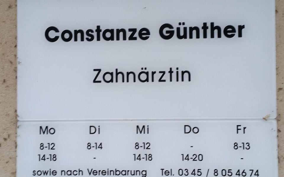Dipl.-Stom. Constanze Günther - Zahnärztin aus Halle (Saale)