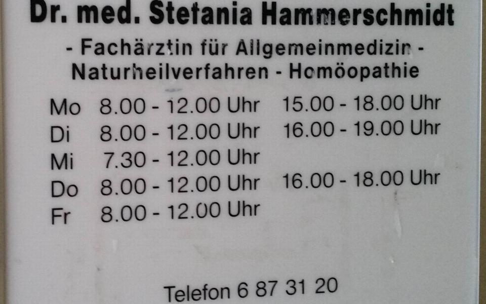 Dr. med. Stefania Hammerschmidt Ärztin Falladaweg 10 aus Halle (Saale) 1