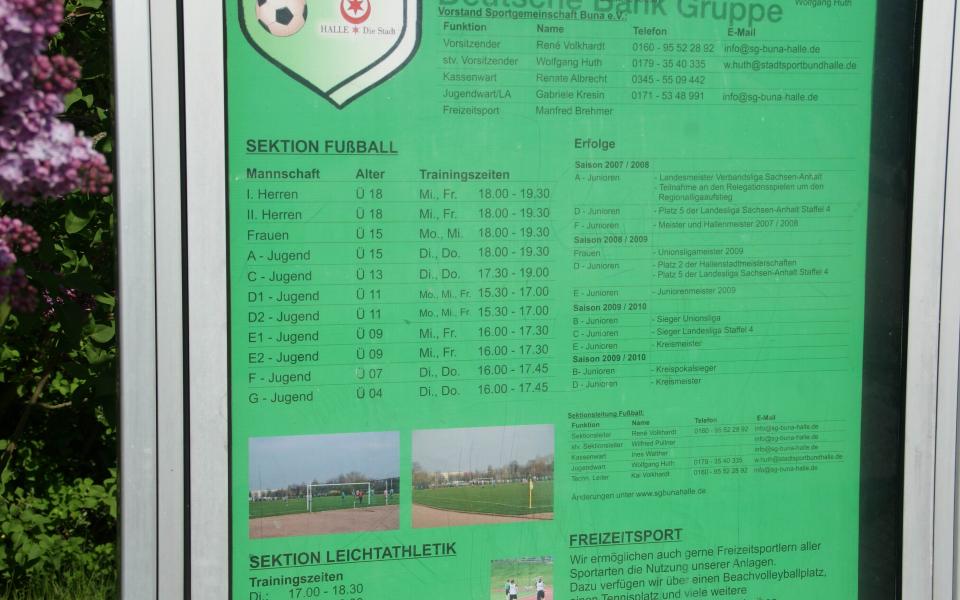 Sektion Fussball - SG Buna Halle-Neustadt e.V. aus Halle (Saale) 7