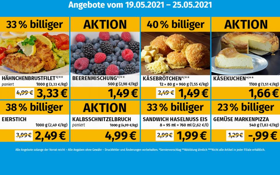 Werbung Angebote ab 19. Mai 2021 bei frostKauf - Ihr Tiefkühl-Discount, Großer Marktweg, Rückmarsdorf aus Leipzig
